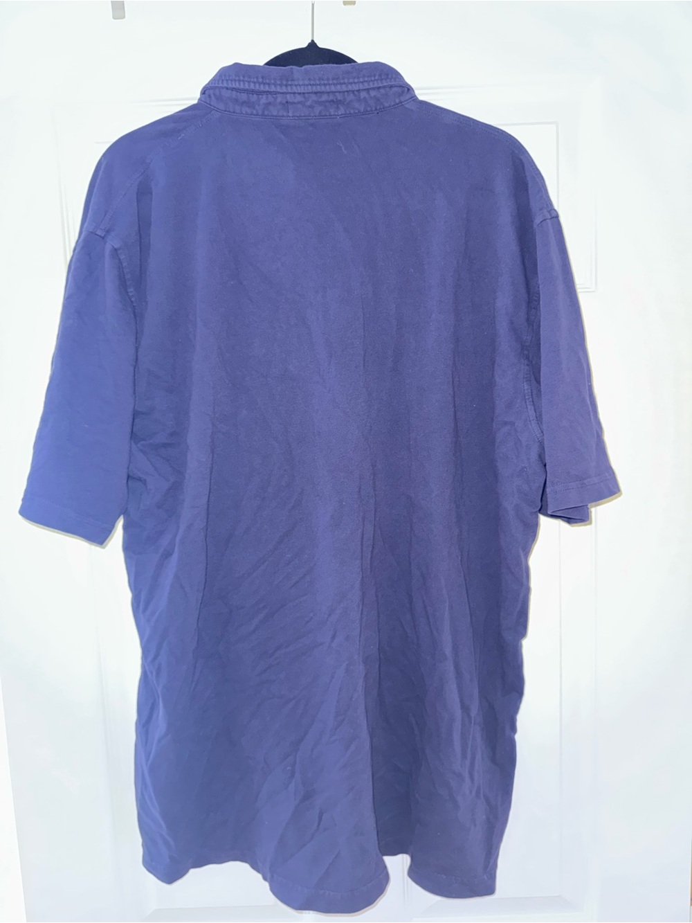 Men’s Peter Millar Cotton Navy Blue Relaxed Polo Shirt XXL - Picture 2 of 5